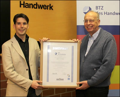 BTZ Qualit&auml;tsmanagement-Zertifizierungen