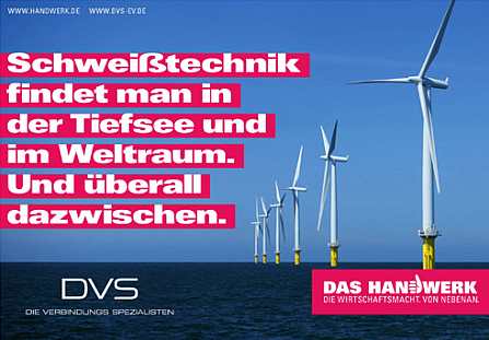 Ohne Schwei&szlig;en geht nichts in Handwerk und Industrie.